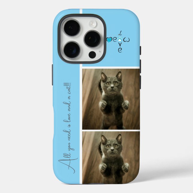 Personalised Pet Photo iPhone 16 Pro Case (Back)