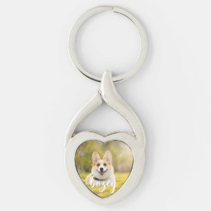 Personalised Pet Photo Keepsake Dog Lover Keychain