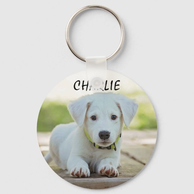Personalised Pet Photo Key Ring (Front)