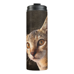 Personalised Pet Photo Kitten Cat Dog Template Thermal Tumbler
