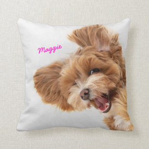Personalised Pet Photo & Name Cushion