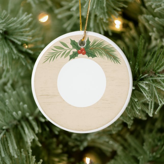 Personalised Pet Photo Ornament | Our First Christ (Tree)