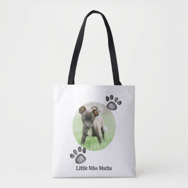 Personalised Pet Photo Tote Gift (Front)