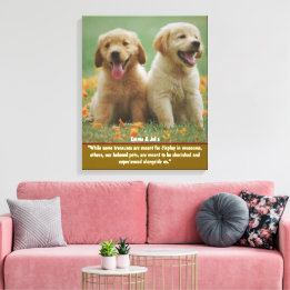 Personalised Pet Photo Wall Art for Dog Lovers, Me