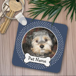 Personalised Pet Photo with Dog Bone Key Ring<br><div class="desc">Add your favourite photo!</div>