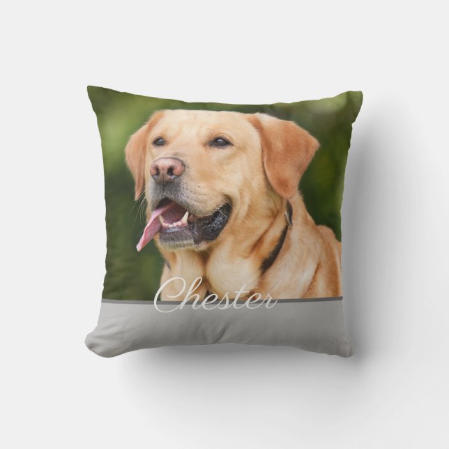 Personalised Pet Portrait Pillow (Front)