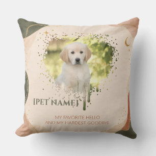 Personalised Pet Portrait Throw Pillow