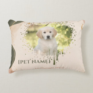 Personalised Pet Portrait Throw Pillow
