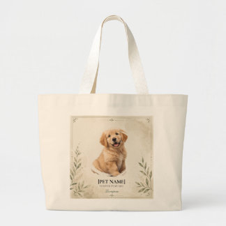 Personalised Pet Portrait Tote Bag