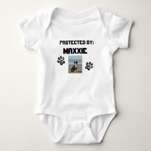 Personalised Pet Protect Baby Dog Cat Custom Bodysuit