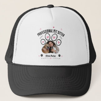 Personalised Pet Sitter Photo & Name Trucker Hat