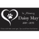 Personalised Pet Stone 6" x 10" Granite Memorial 