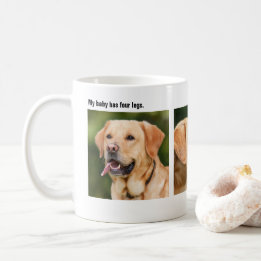 Personalised Pet Three Photo Coffee Mug