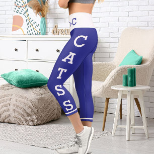 Personalised Pets Mamas Cats High Waisted Capris