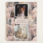 Personalised Pets Photo Collage Christmas Planner<br><div class="desc">Personalised Pets Photo Collage Christmas</div>