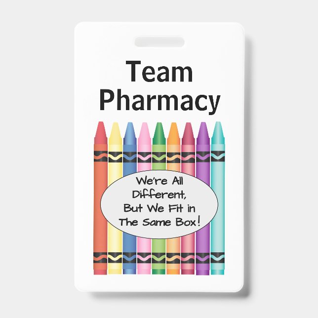 Personalised Pharmacy Technician ID Badge (Front)
