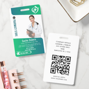 Personalised Pharmacy Technician ID Badge