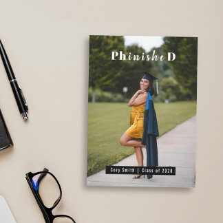 Personalised PhD Graduation Photo congrats Card