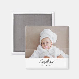 Personalised Photo 1st 2nd 3rd 10th Birthday Party Magnet