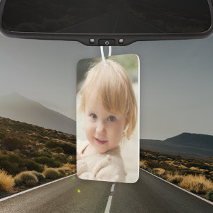 Personalised Photo   Adorable Family 2 Picture Car Air Freshener