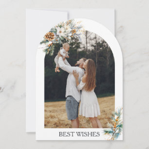 Personalised Photo Alcove Greeting Card