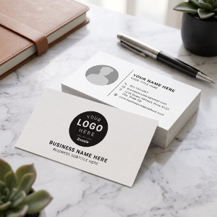 Personalised Photo and Logo Business Card