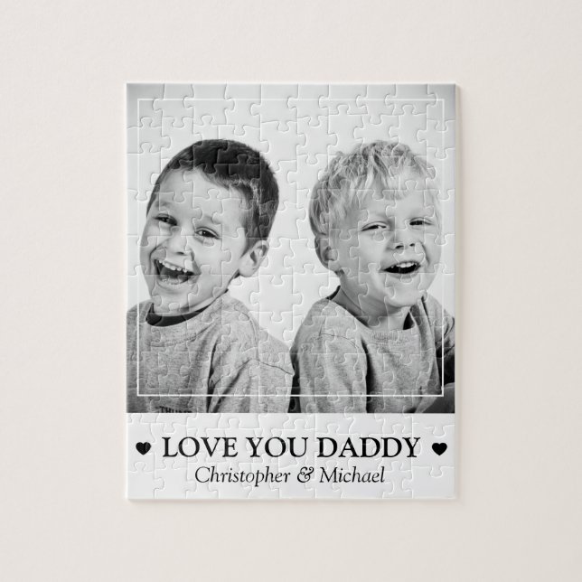 Personalised Photo And Message Jigsaw Puzzle (Vertical)