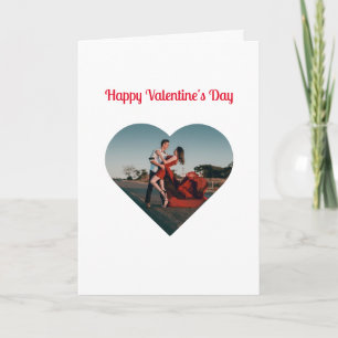 Personalised Photo and Message Valentine's Day  Card