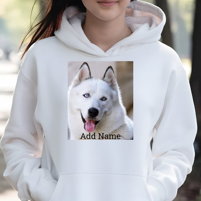 Personalised Photo and Name Customised Men's Funny Hoodie (Creator Uploaded)