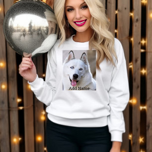 Personalised Photo and Name Customised Minimalist  Sweatshirt