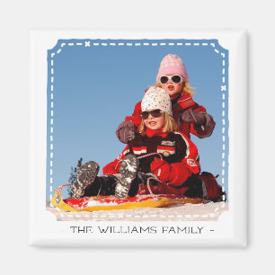 Personalised Photo and Name Magnet