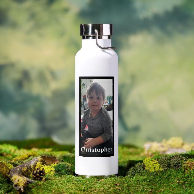 Personalised Photo and Name Water Bottle (Outdoor)