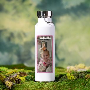Personalised Photo and Name   Water Bottle