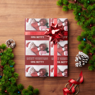 Personalised Photo and Name Wrapping Paper