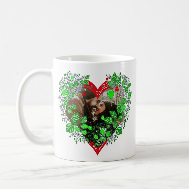 Personalised Photo and Names | Our First Christmas Coffee Mug (Left)