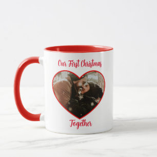 Personalised Photo and Names   Our First Christmas Mug