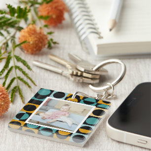 Personalised Photo and Pattern Key Ring