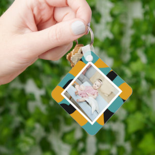 Personalised Photo and Pattern Key Ring