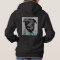 Personalised Photo and Text black Hoodie