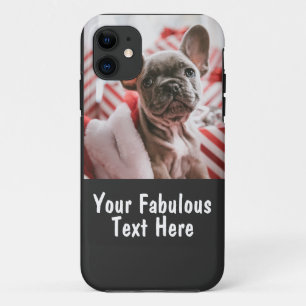 Personalised Photo and Text iPhone 11 Case