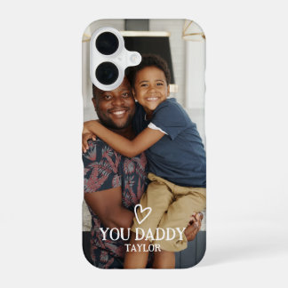 Personalised Photo and Text iPhone 16 Case