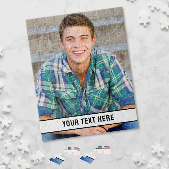 Personalised Photo And Text Jigsaw Puzzle (Create your Own Photo Jigsaw Puzzle )
