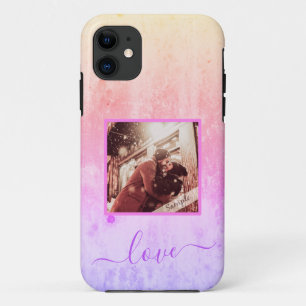 Personalised Photo and Text Love Friend Family iPhone 11 Case