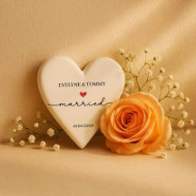 Personalised Photo and Text Married Ornament