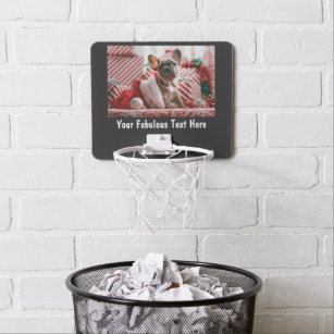 Personalised Photo and Text Mini Basketball Hoop