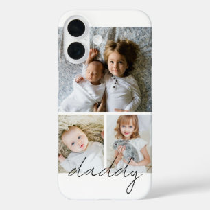 Personalised Photo and Text Photo Collage iPhone 16 Case