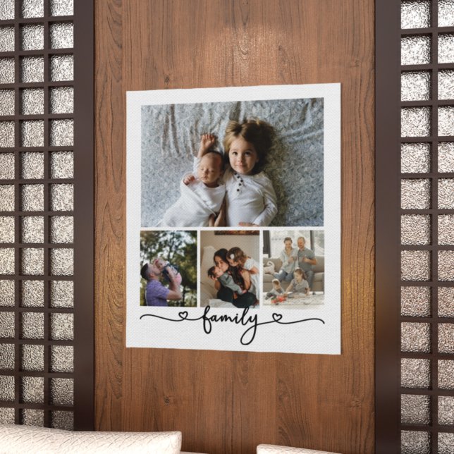 Personalised Photo and Text Photo Collage Family Poster (Creator Uploaded)