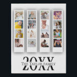 Personalised Photo and Text Photo Collage Faux Canvas Print<br><div class="desc">Make a Personalised Photo keepsake wall art  - Faux Wrapped Canvas Print from Ricaso - add your own photos and text - photo collage keepsake gifts</div>