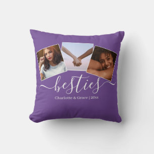 Personalised Photo and Text Photo Collage Friends Cushion