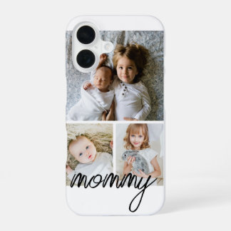 Personalised Photo and Text Photo Collage iPhone 16 Case